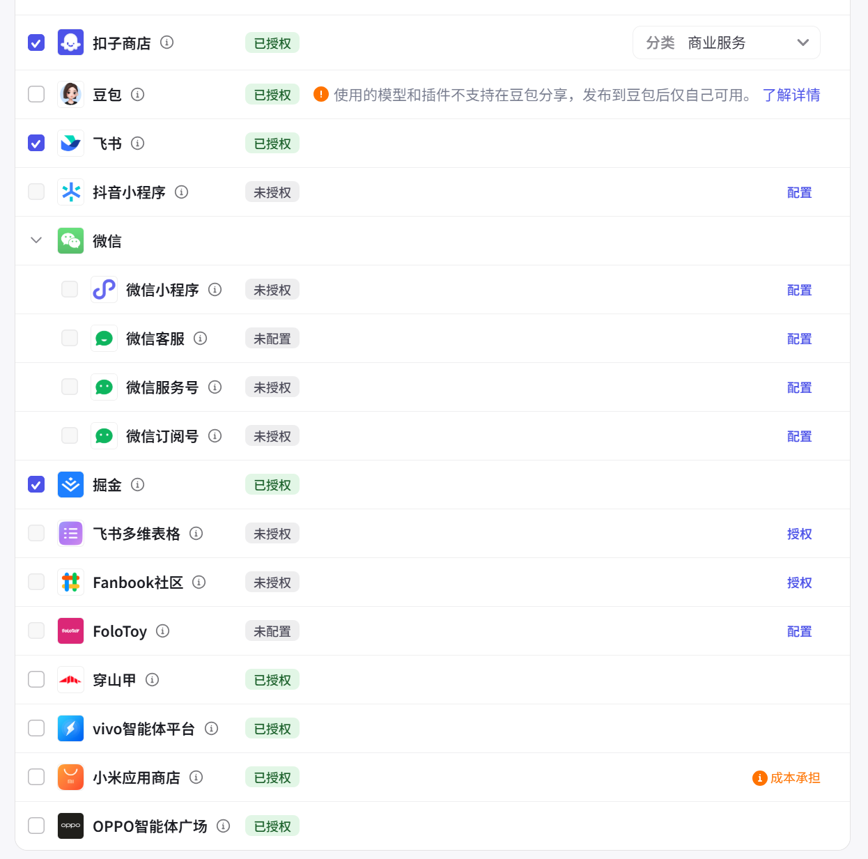 Coze多渠道发布
